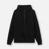 Stone Island Merch Cerniera Nero Felpa