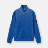 Stone Island Merch Blu Zip-Up Maglia
