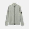 Stone Island Merch Verde Zip-Up Maglia