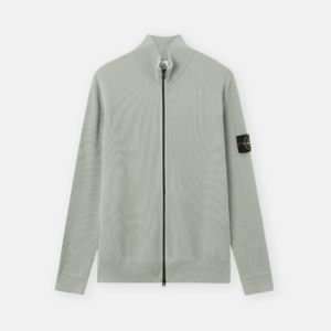 Stone Island Merch Verde Zip-Up Maglia