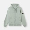 Stone Island Merch Grigio Perla Felpa